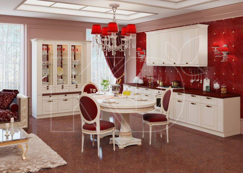 кухня классика вильгельм светлый в Нижневартовске