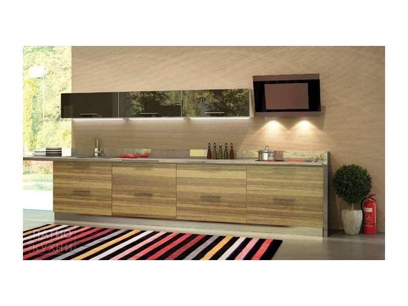 кухня marrone прямая (коричневая) в Нижневартовске