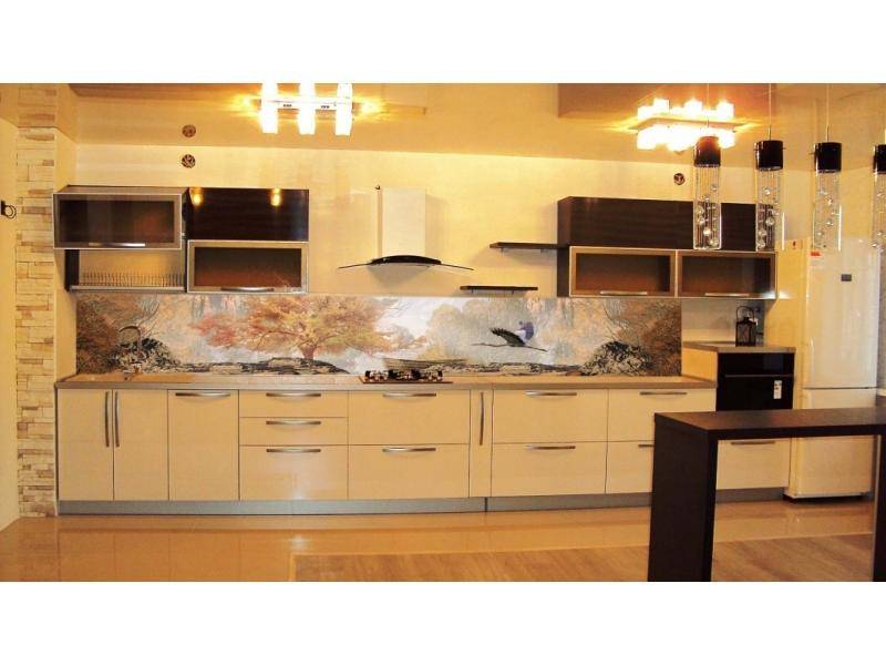 длинная кухня беж 1 в Нижневартовске