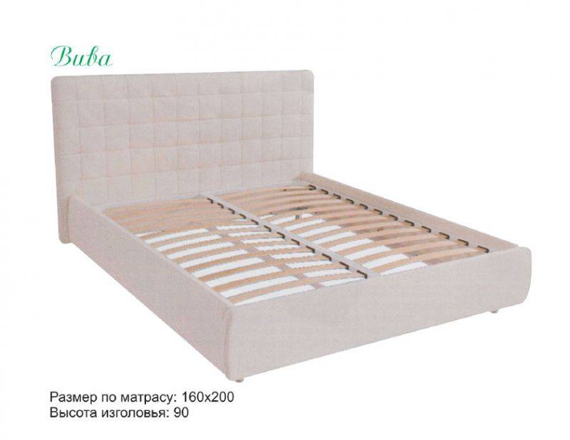 кровать с мягким изголовьем вива в Нижневартовске