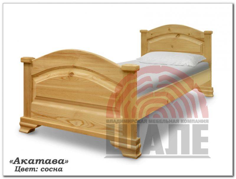кровать деревянная акатава в Нижневартовске