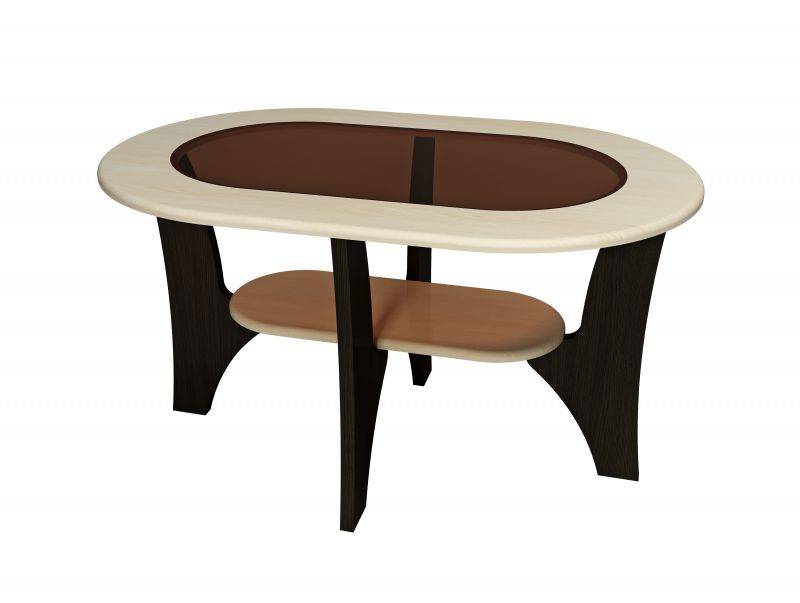 стол журнальный нм 013.90-02 клён/венге в Нижневартовске