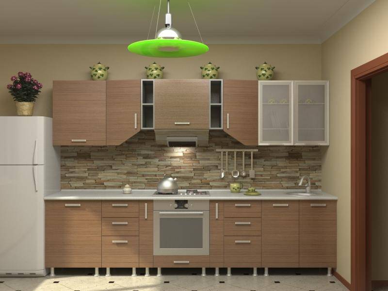 кухня прямая азалия комплектация 9 в Нижневартовске