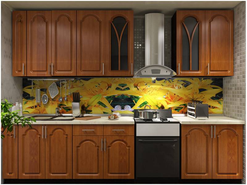 кухня прямая мдф валерия в Нижневартовске