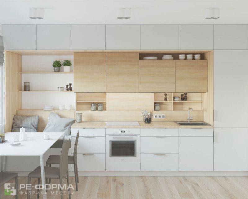 светлая кухня 027 в Нижневартовске