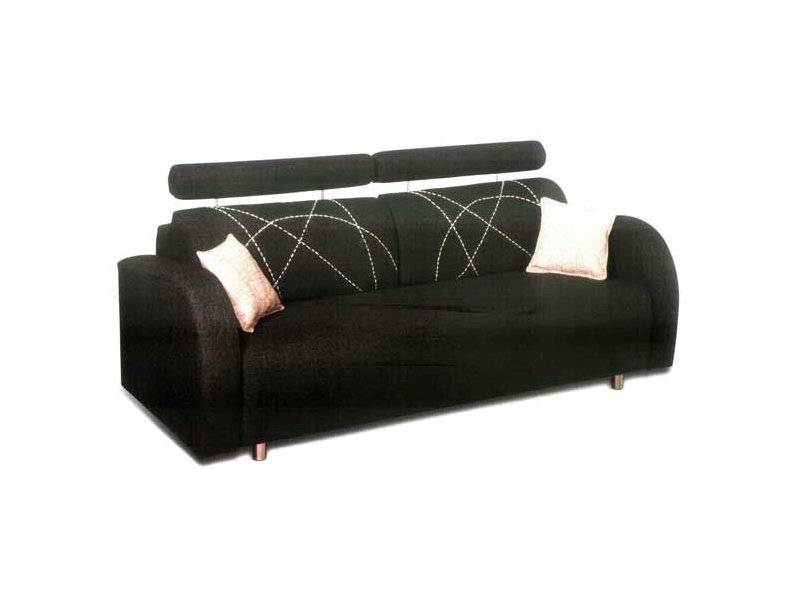 черный диван 019 в Нижневартовске