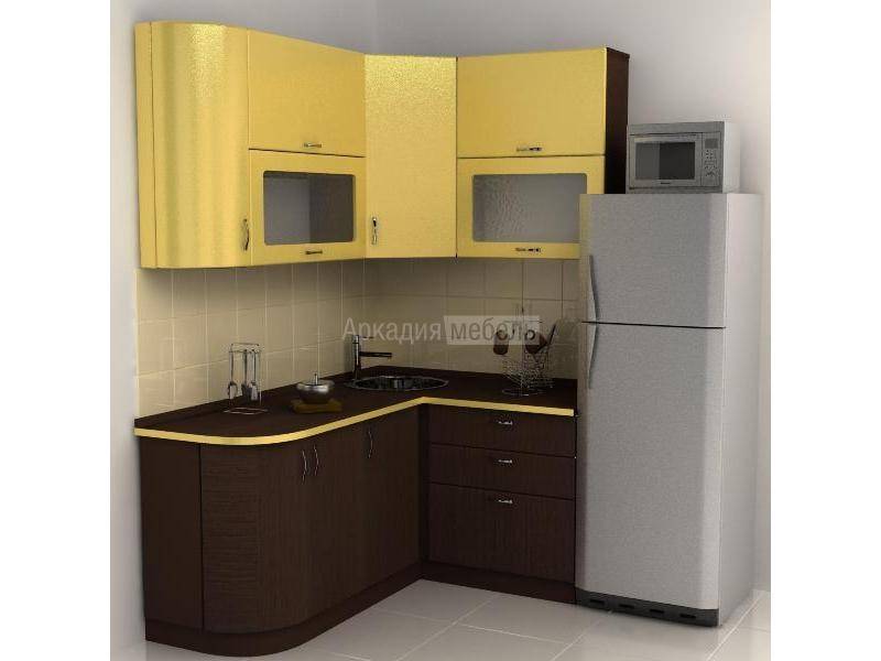 небольшая угловая кухня арт-модерн 11 в Нижневартовске