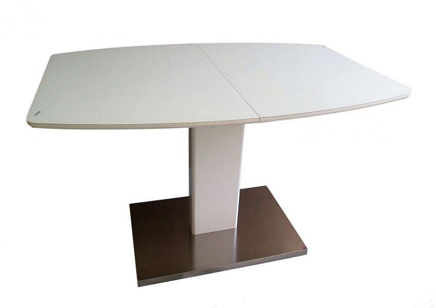 стол раскладной в2469 белое стекло в Нижневартовске