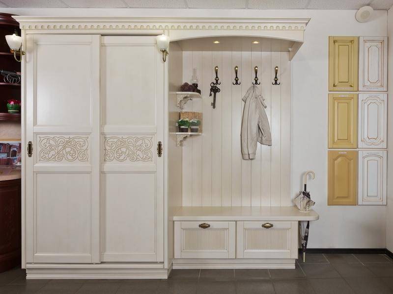 прихожая бук цвет слоновая кость-патина бежевая в Нижневартовске