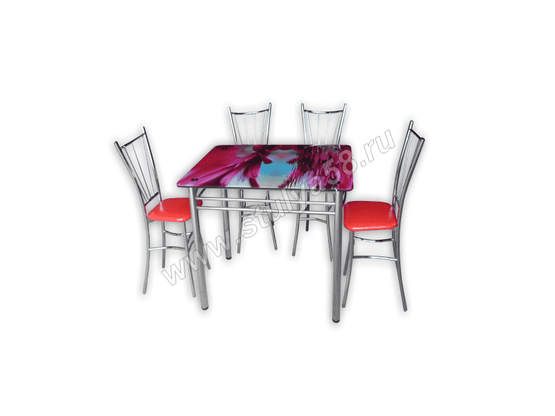 обеденная зона из стекла в Нижневартовске