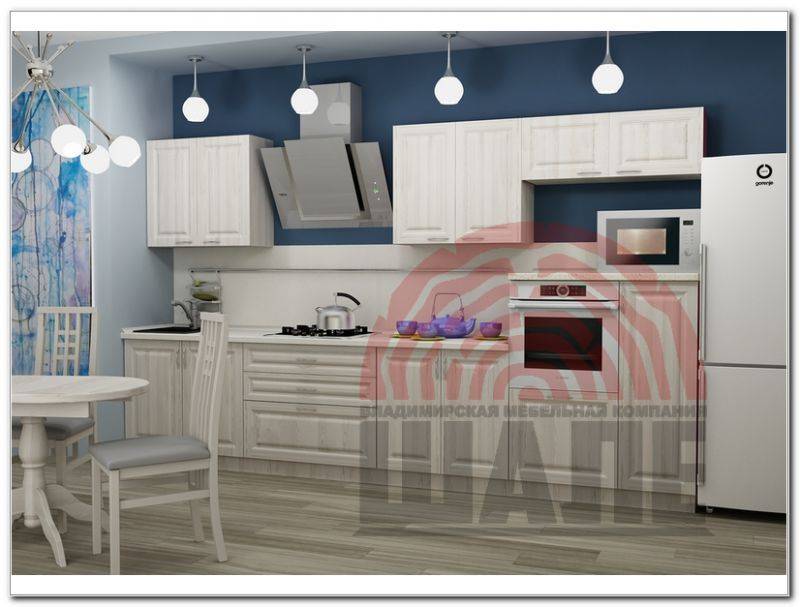 белая кухня йота-оксфорд в Нижневартовске