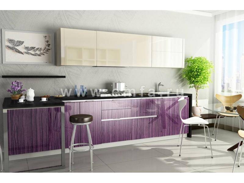 кухня прямая gamma шпон в Нижневартовске