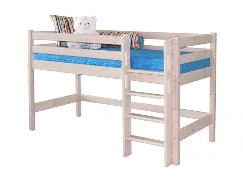 кровать соня низкая с прямой лестницей (вариант 11) в Нижневартовске