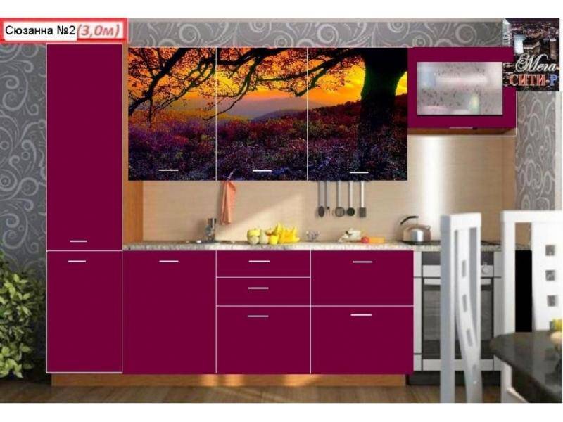 кухня прямая сюзанна 2 в Нижневартовске