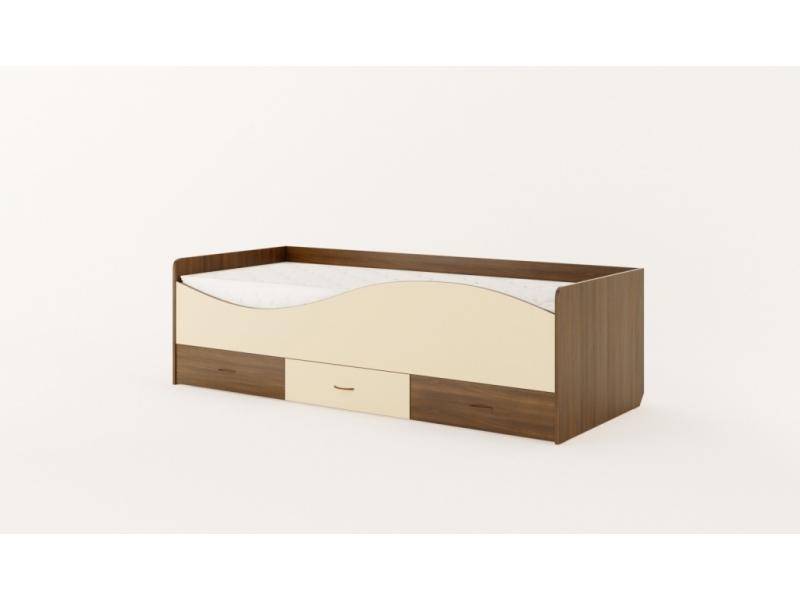 детская кровать с ящиками и фасадом в виде волны в Нижневартовске