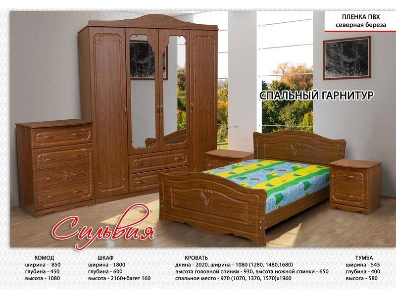 спальный гарнитур сильвия в Нижневартовске