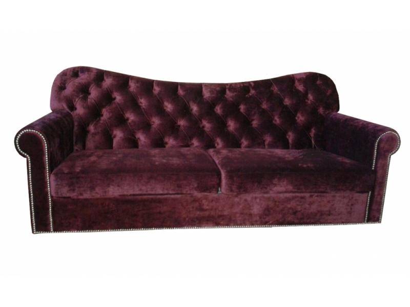 бордовый диван велюр в Нижневартовске