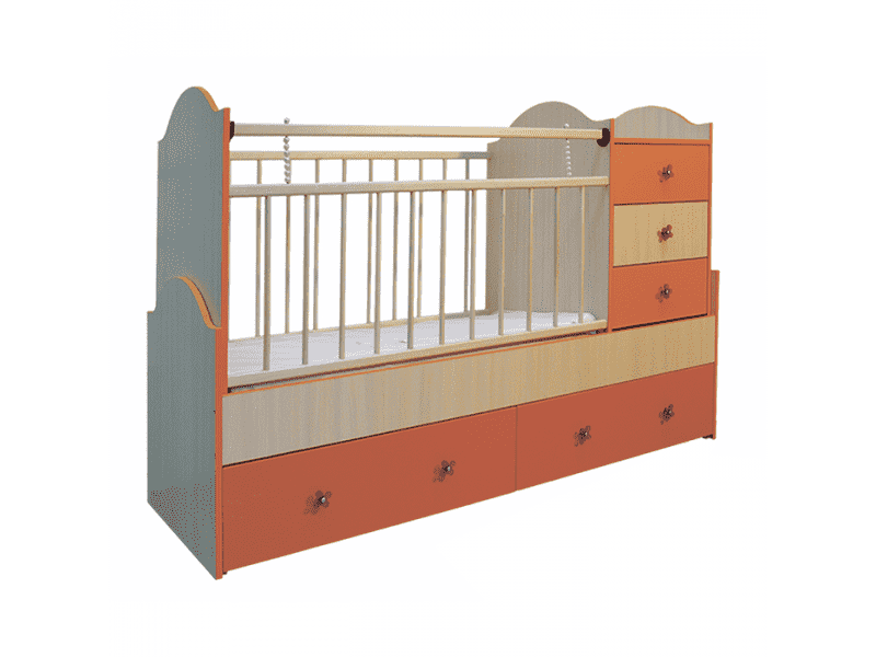 кровать детская с комодом дюймовочка в Нижневартовске