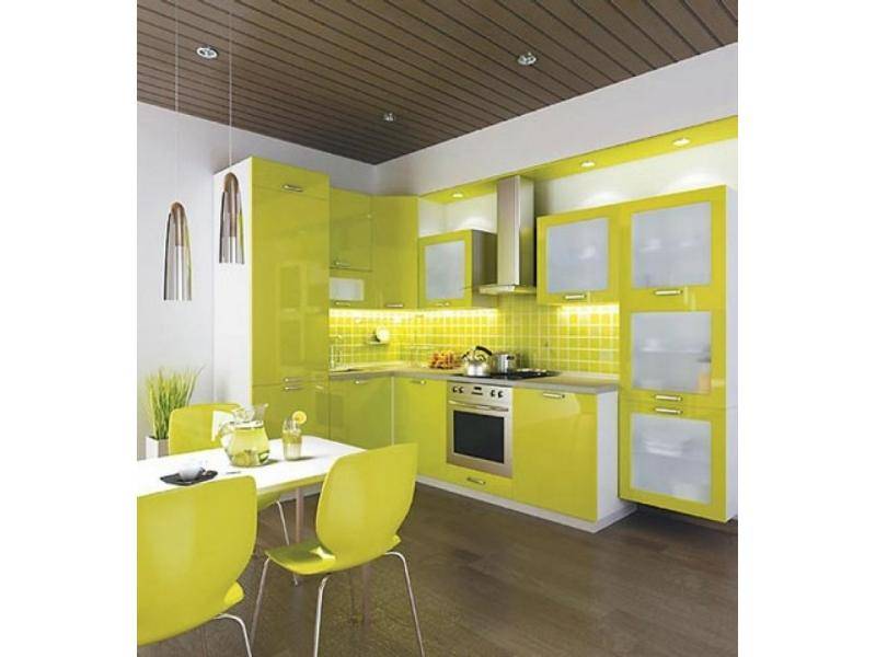 кухня угловая «салатовая» в Нижневартовске