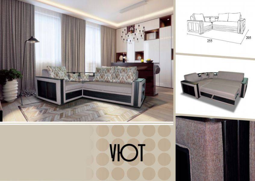 диван угловой с полкой уют в Нижневартовске