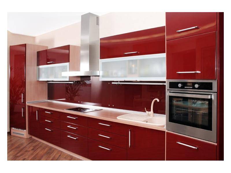 модульная кухня с фасадами из пластика алисия-1 в Нижневартовске