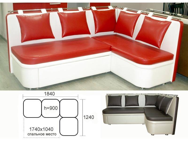 яркий кухонный уголок со спальным местом атлантик в Нижневартовске