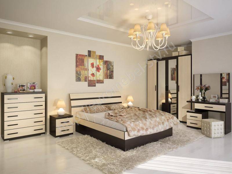 спальный гарнитур скарлет венге-дуб в Нижневартовске