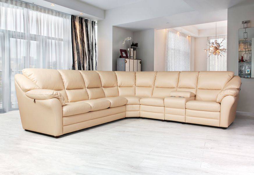 сан-ремо угловой диван-кровать с баром (сан-ремо 4) в Нижневартовске