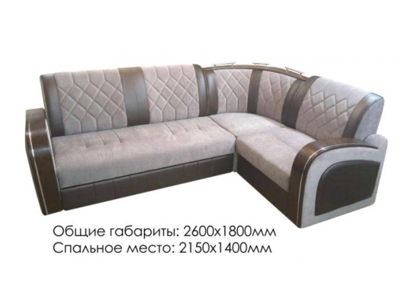 угловой диван с баром рэмо в Нижневартовске