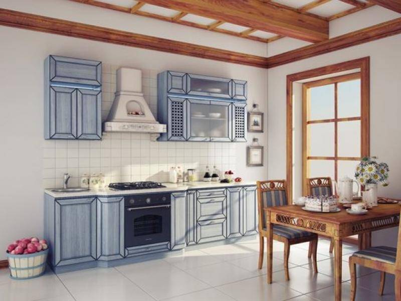 кухня прямая аква в Нижневартовске