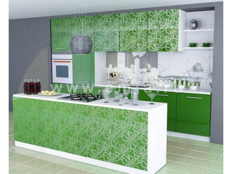 кухонный гарнитур угловой граффити в Нижневартовске