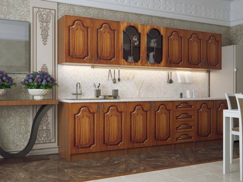 кухонный гарнитур прямой мдф в Нижневартовске