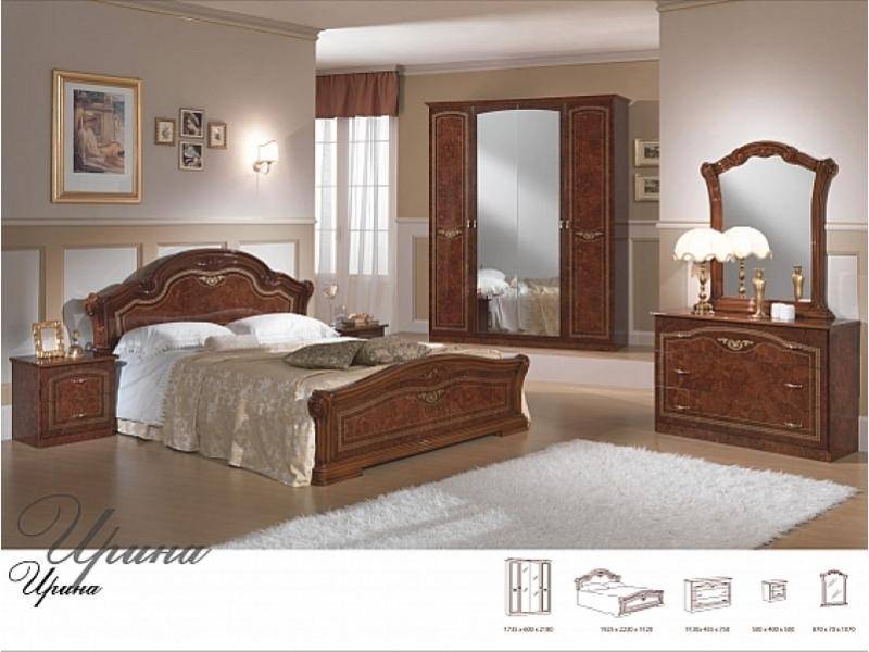 спальный гарнитур «ирина орех» в Нижневартовске