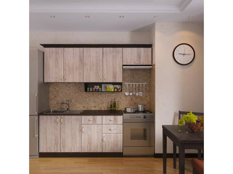 прямой кухонный гарнитур сосна выбеленная в Нижневартовске