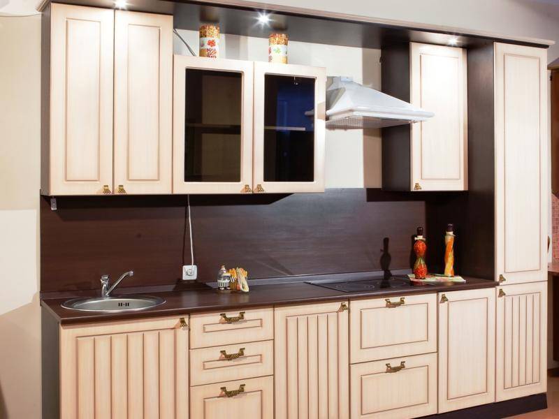 кухня венге - дуб молочный в Нижневартовске