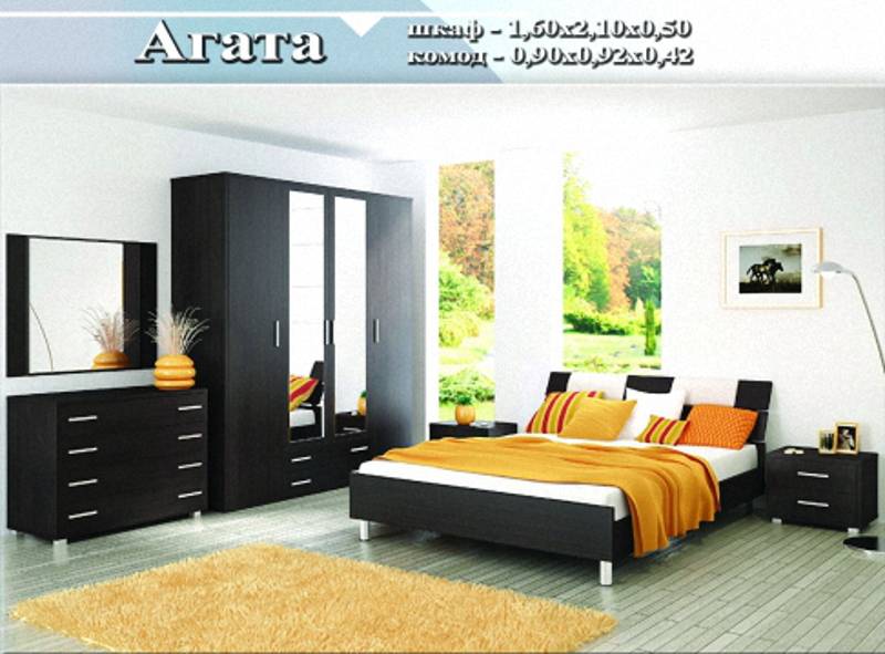 спальный гарнитур «агата» в Нижневартовске