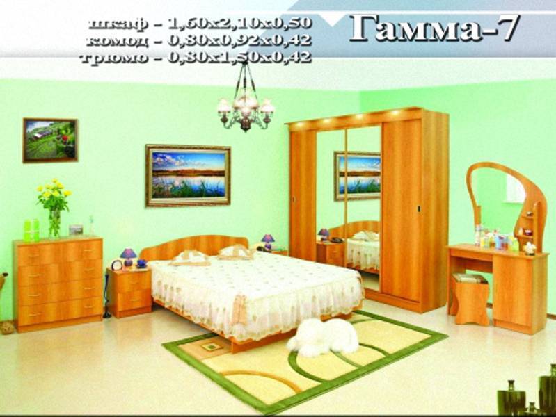 спальный гарнитур «гамма 7» в Нижневартовске