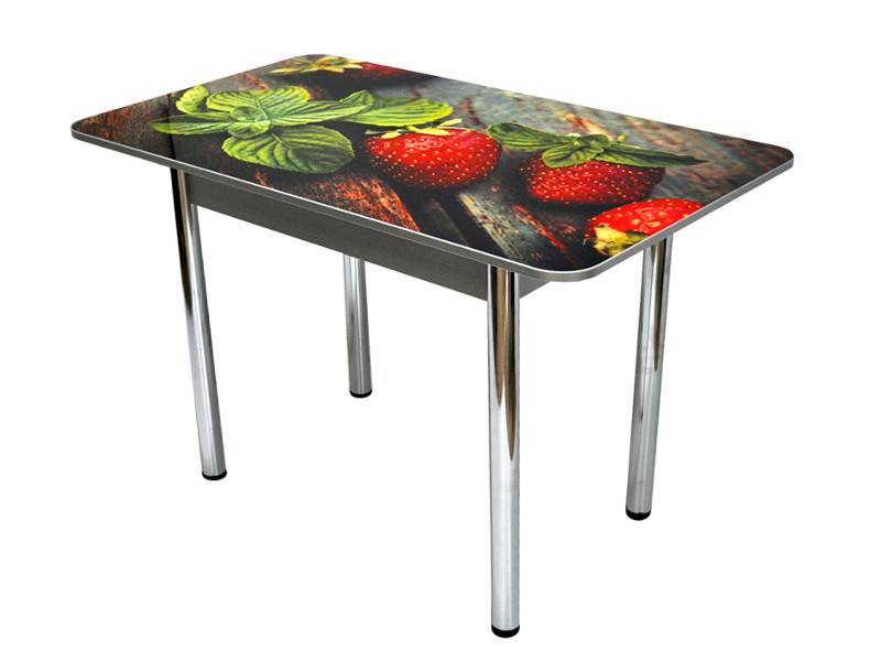стол обеденный прямоугольный клубника в Нижневартовске