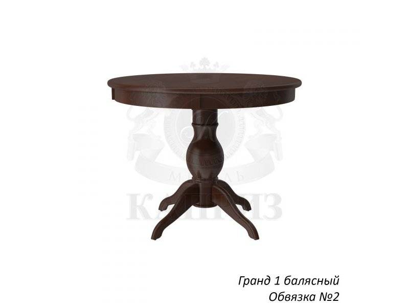 обеденный стол из массива гранд 1 балясный в Нижневартовске