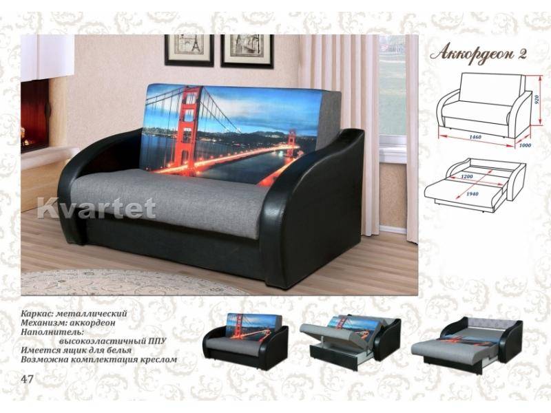 диван аккордеон 2 в Нижневартовске