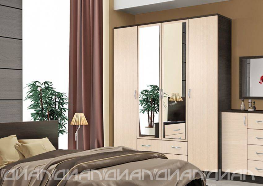 шкаф 4-створчатый кэт -7 в Нижневартовске