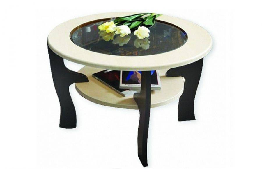 стол журнальный мдф круглый в Нижневартовске