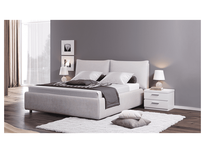 кровать браво с пухлыми подушками на спинке в Нижневартовске