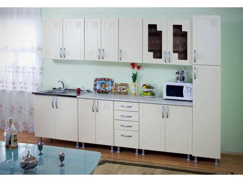 кухня прямая вета-9 крем в Нижневартовске