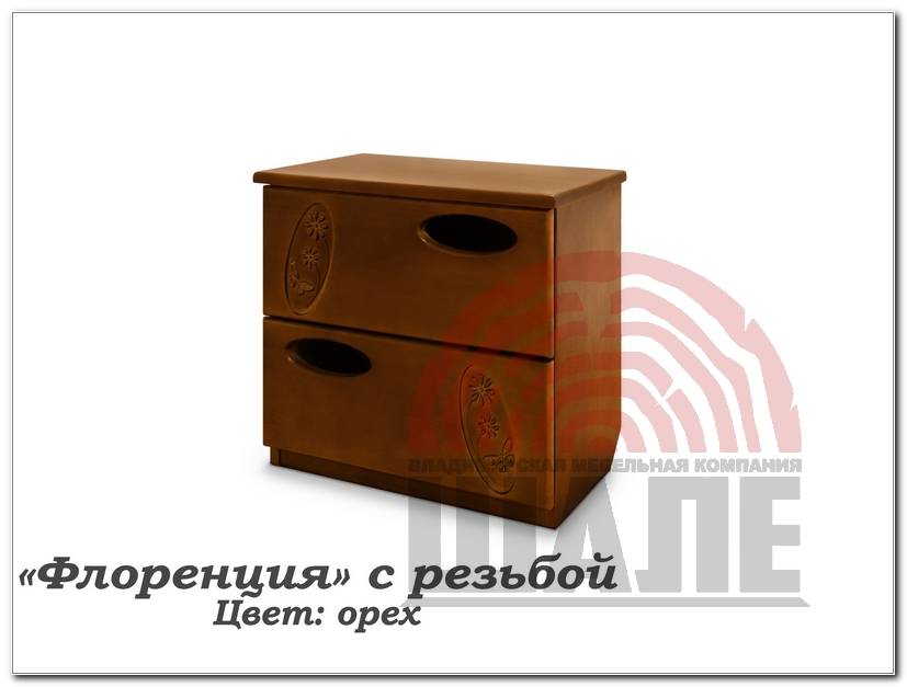 прикроватная тумба флоренция с резьбой в Нижневартовске