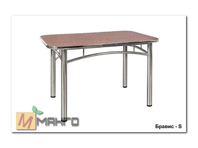 хромированный стол бравис s в Нижневартовске