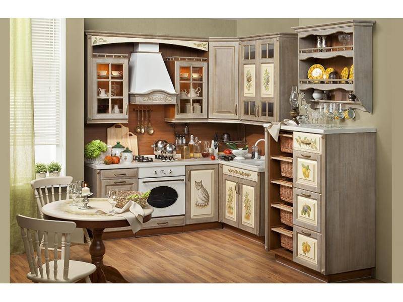 кухонный гарнитур угловой шато в Нижневартовске