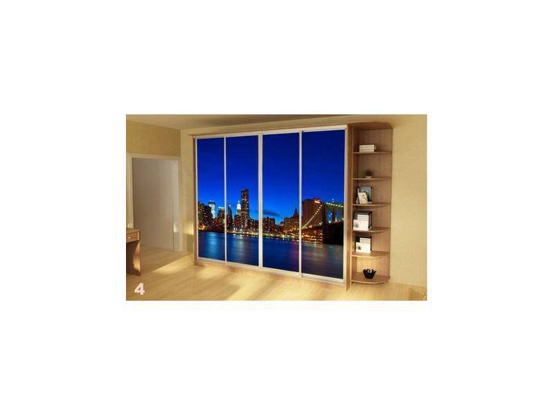 большой шкаф-купе с фотопечатью в Нижневартовске