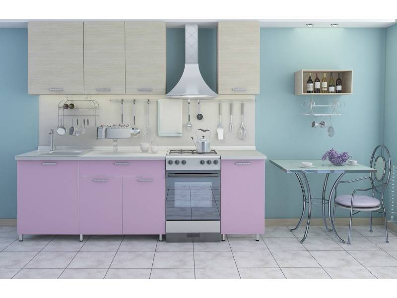 кухня прямая бельканто фасады лдсп в Нижневартовске