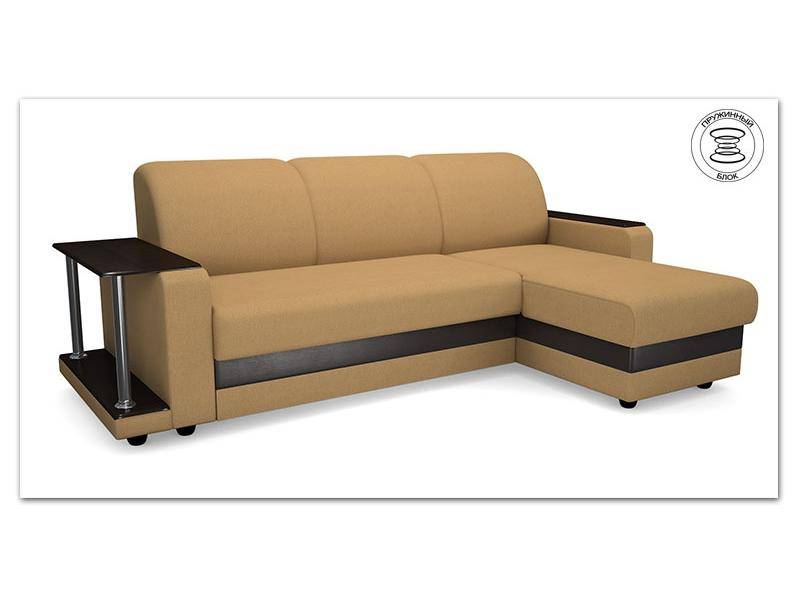 диван угловой трапеция с барным столиком виза 01 в Нижневартовске